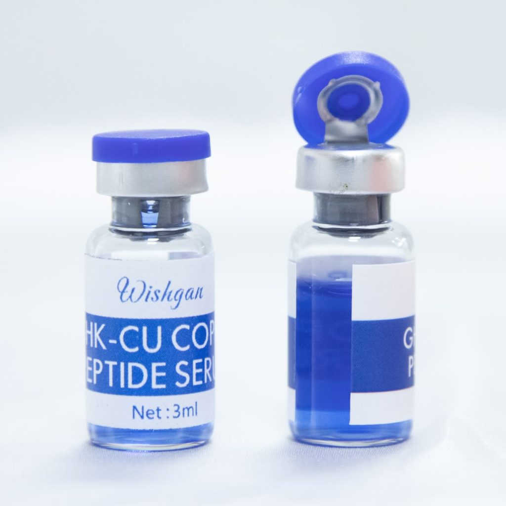 Ghk-cu peptide injection before and after